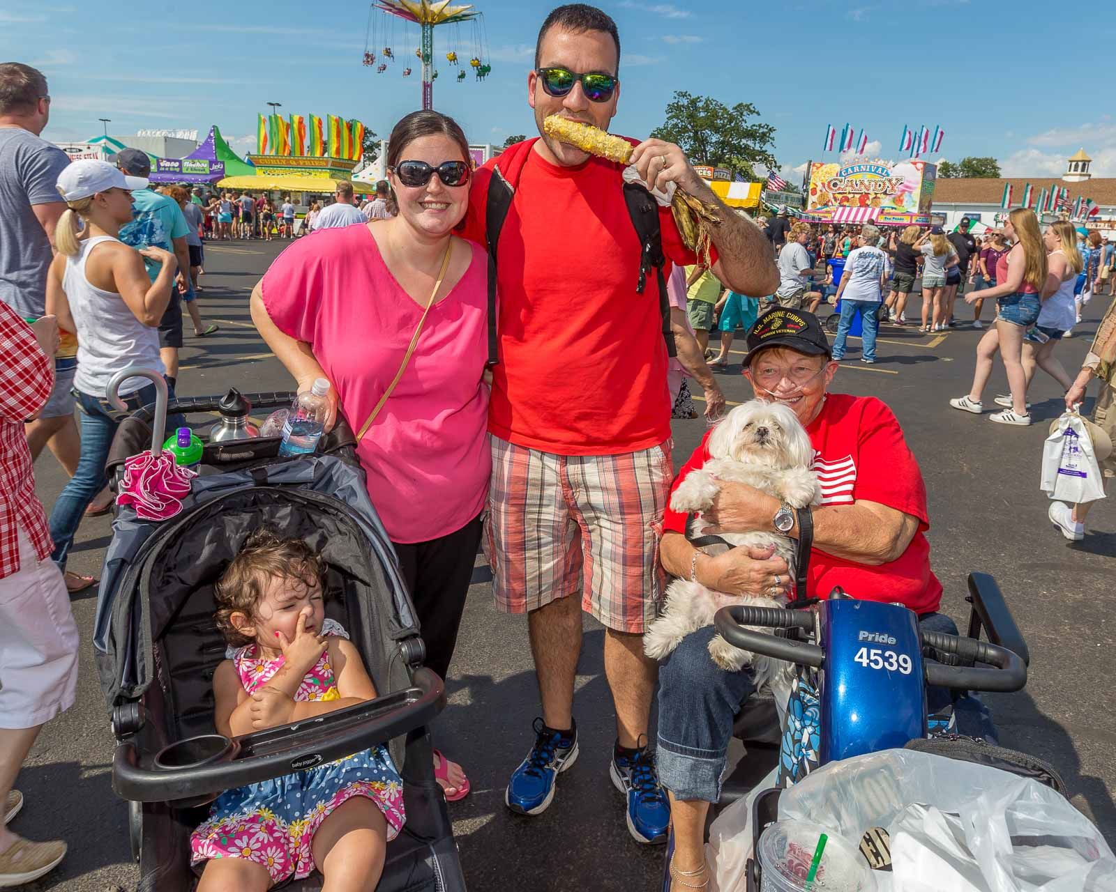 Smiles on Sunday at the Erie County Fair